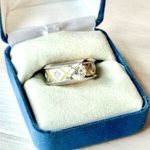 Zoltan David platinum engagement ring